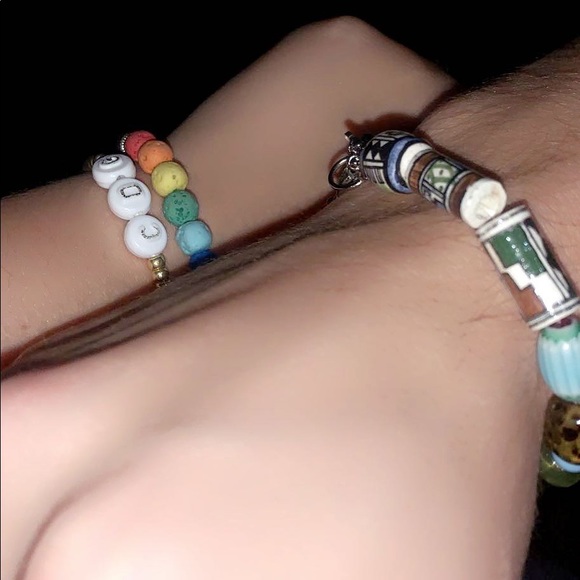 RAINBOW, MONOGRAM, SPECIFIC CUSTOM BRACELETS - Picture 3 of 3